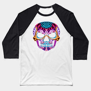 glow-color-skul-neon-art - Gifts Baseball T-Shirt